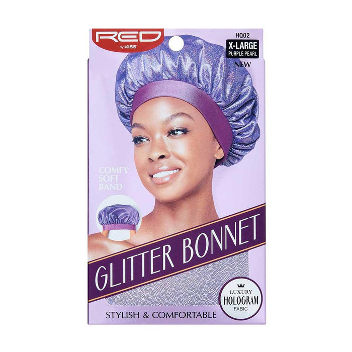 RED by Kiss Glitter Bonnet - Purple Pearl