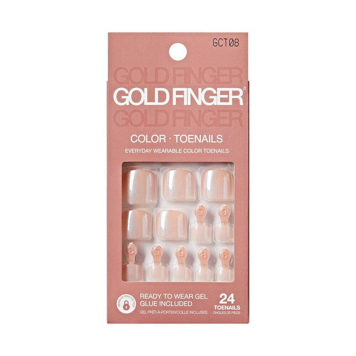 Gold Finger Solid Colors Toenails - Treat Me