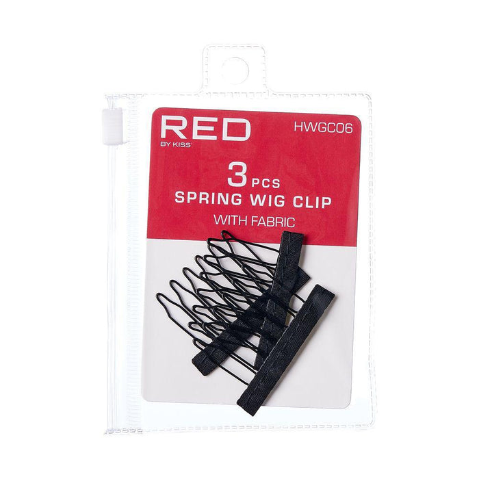 RED by KISS Spring Clip with Fabric 3pcs