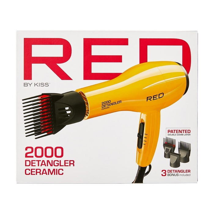 RED 2000 Ceramic Detangler Dryer - Limited Edition Yellow Color