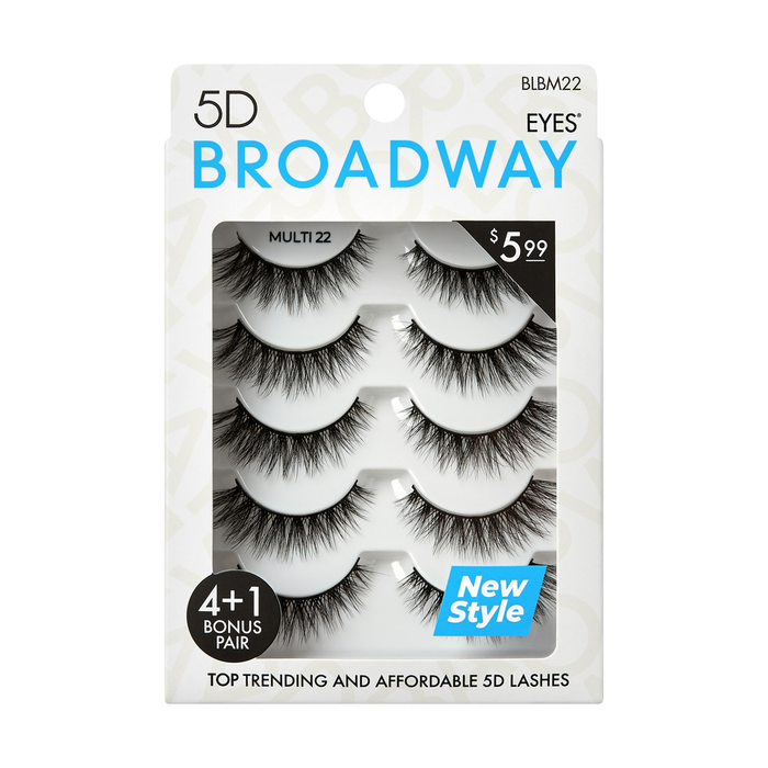 Broadway 5D Lash Multi Pack - 22