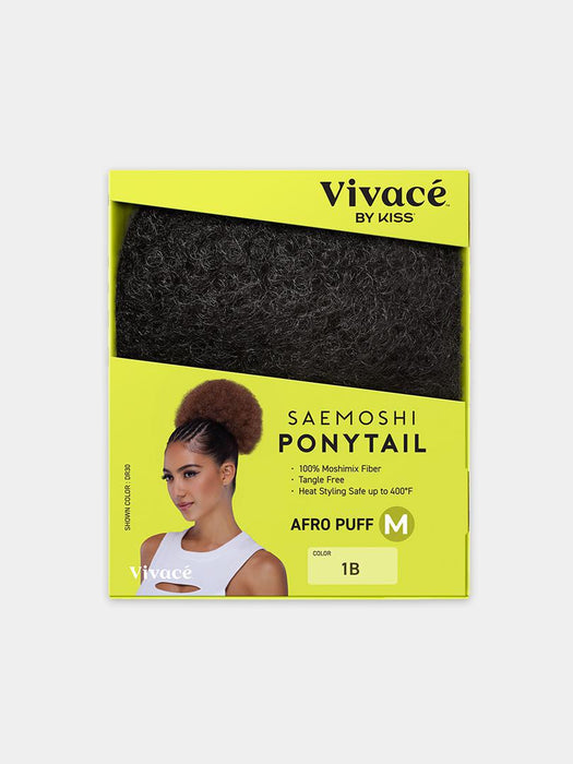 Vivace by KISS Saemoshi Ponytail Afro Puff - M