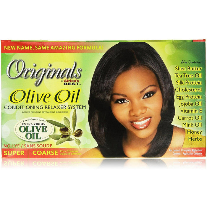 Originals by Africa's Best Olive Oil Conditioning Relaxer System Kit - Super