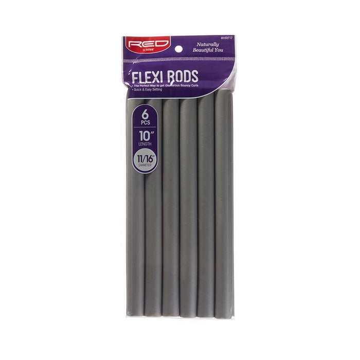 RED by Kiss Flexi Rods 10" Length 6pcs - 11/16" Diameter
