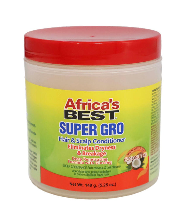 Africa's Best Super Gro Hair & Scalp Conditioner 5.25oz - Regular