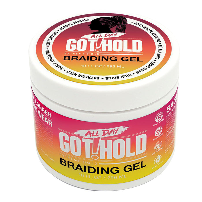 All Day Got Hold Braiding Gel 5oz