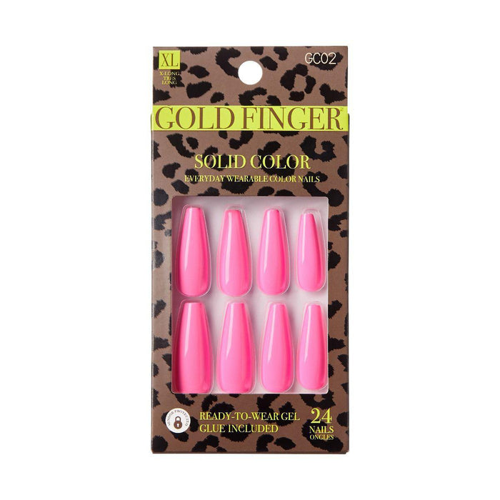 KISS Gold Finger Solid Color Nails - Let It Shine