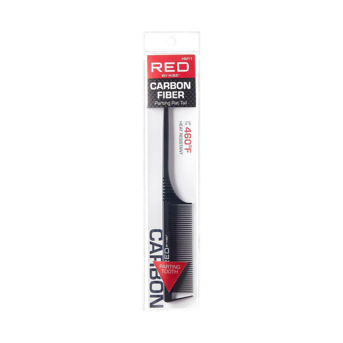 RED by KISS Carbon Fiber Parting Rat Tail Comb