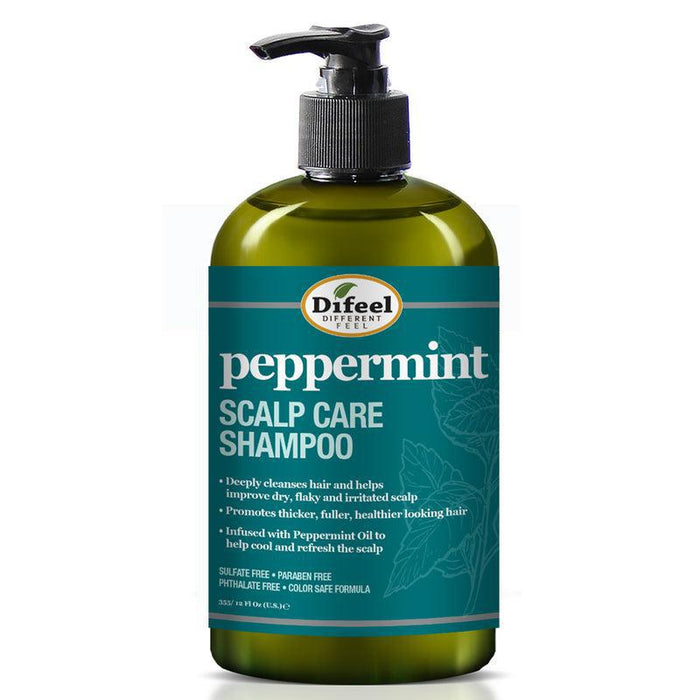 Difeel Peppermint Scalp Care Shampoo 12oz