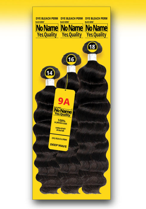 NO BRAND - 100% 9A Virgin Hair 3 Bundle Pack - Deep Wave