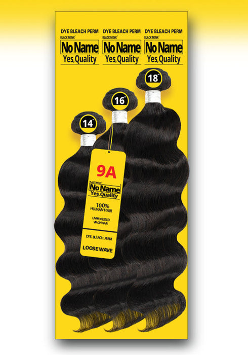 NO BRAND - 100% 9A Virgin Hair 3 Bundle Pack - Loose Wave