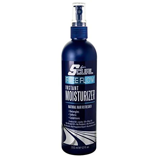 S-Curl Free Flow Charcoal Mint Instant Moisturizer 12oz