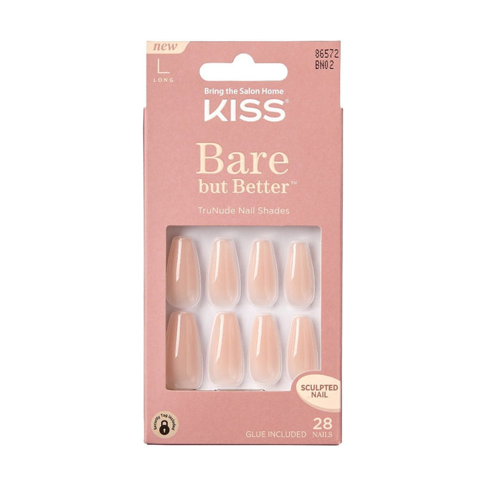 Kiss Bare but Better Nails - Nude Drama