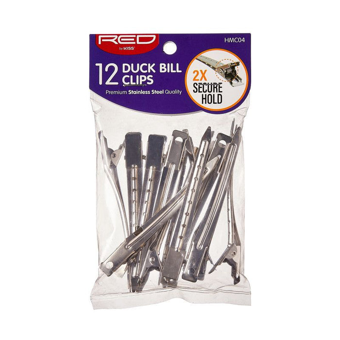 RED Duck Bill Clips 12pcs