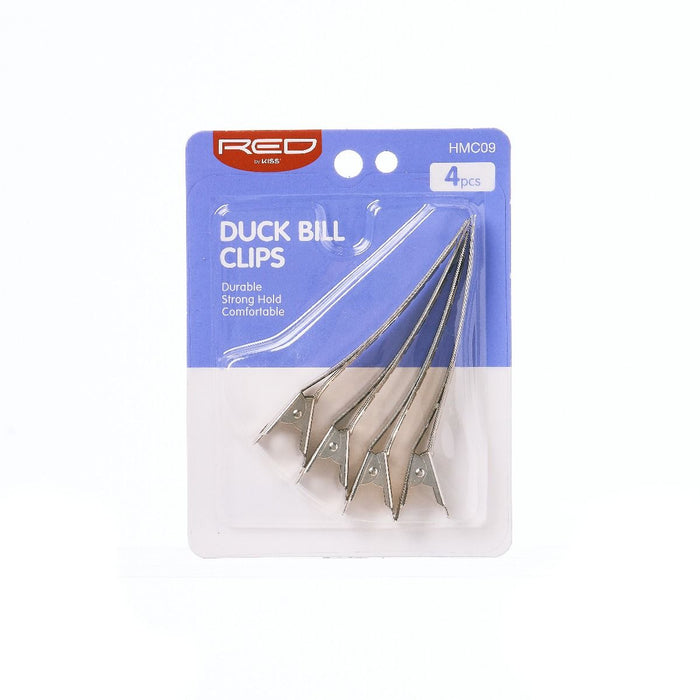 RED Duck Bill Clips 4pcs
