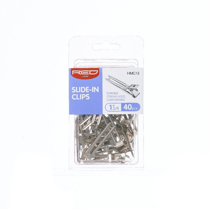 RED 1 3/4" Slide In Clip 40pcs