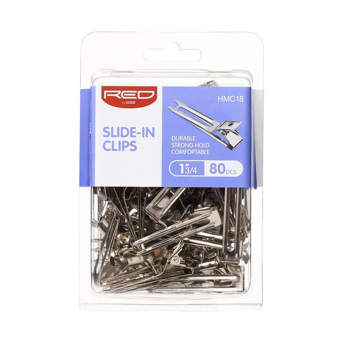 RED 1 3/4" Slide In Clip 80pcs