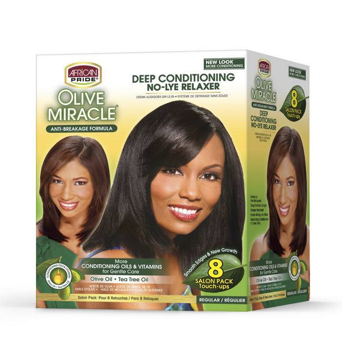 African Pride No-Lye 8 Touch Up Kit