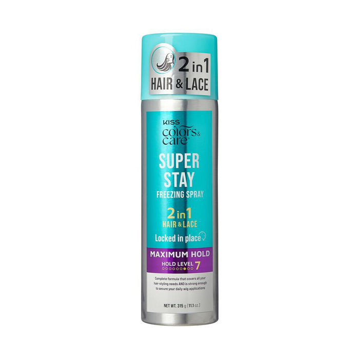 KISS Colors and Care Super Stay Freezing Spray 11oz