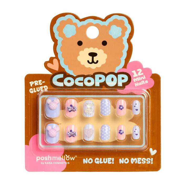 Poshmellow CocoPop Mini Pre-Glued Kid's Nails