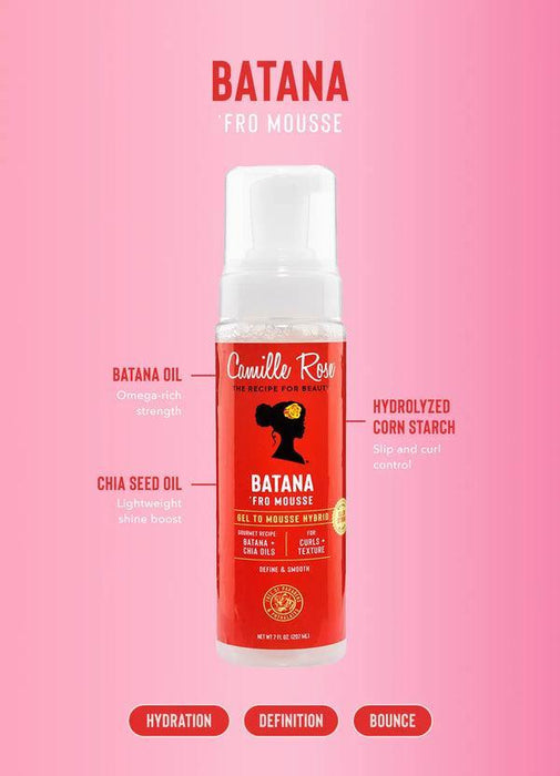 Camille Rose Batana Fro Mousse 7oz
