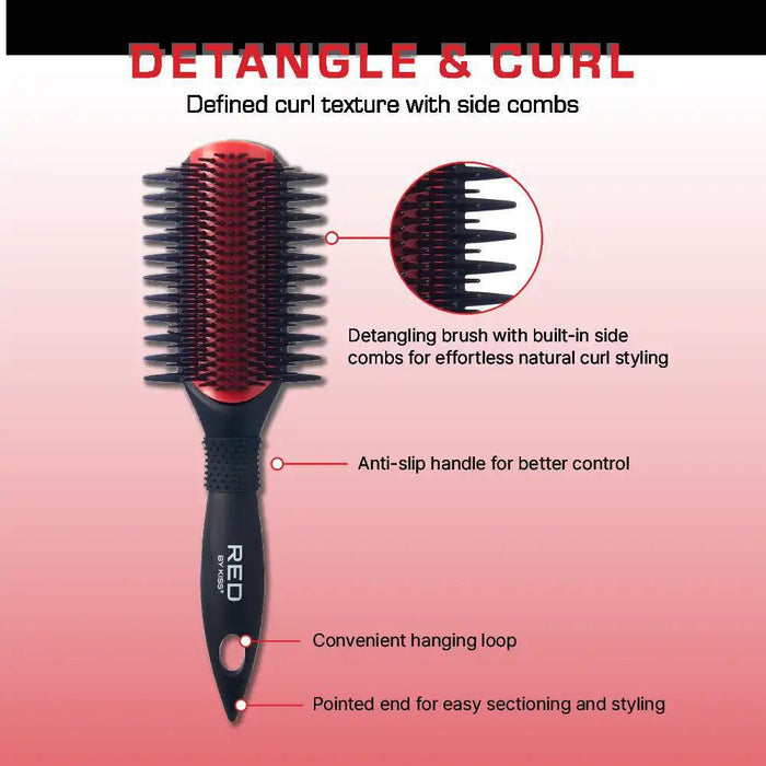 RED by KISS Detangle and Curl Defining Brush