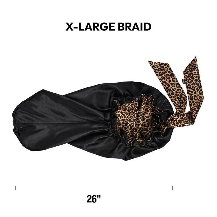 RED by KISS Ruffle Tie Braid Bonnet