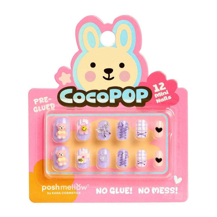 Poshmellow CocoPop Mini Pre-Glued Kid's Nails