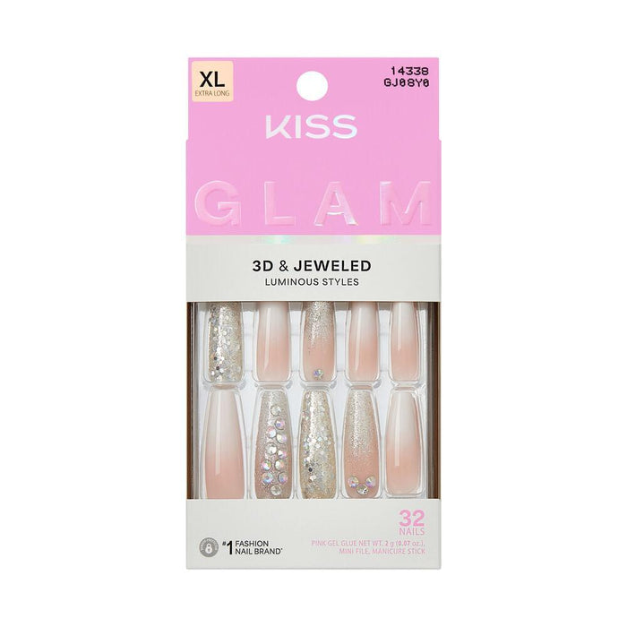 KISS Glam Jeweled Nails - Rizz