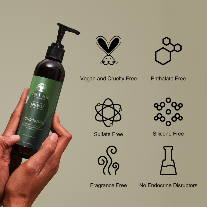 As I Am Rosemary Conditioner 8oz