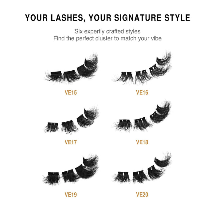 VLuxe by i-ENVY Extended Core Luxe Lash Clusters