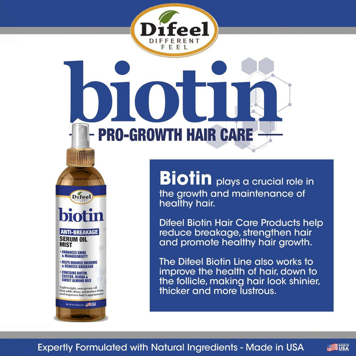 Difeel Biotin Serum Oil Mist 8oz