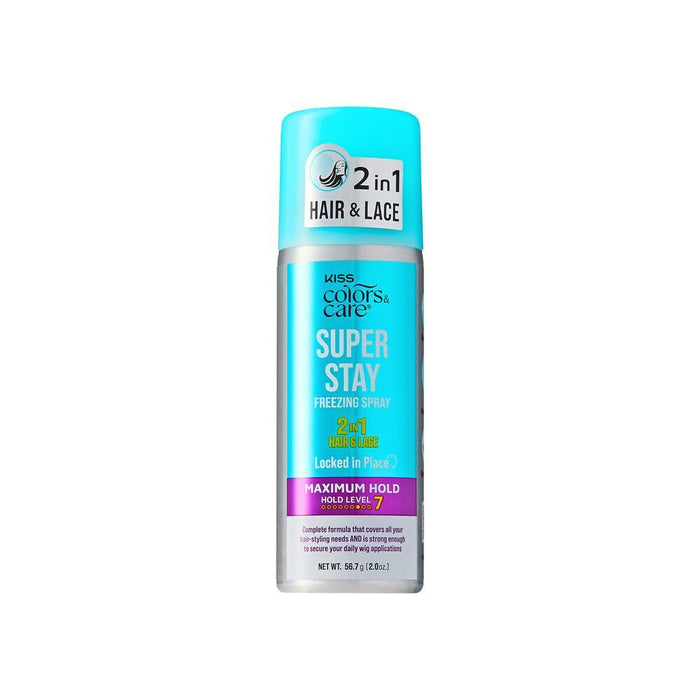 KISS Colors and Care Super Stay Freezing Spray 2oz