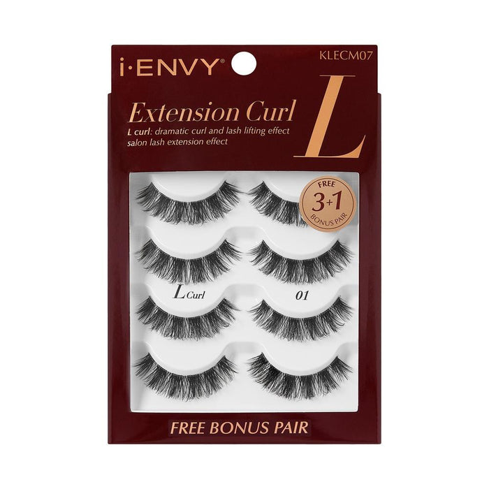 i-ENVY by KISS Extension Curl L-Curl Multi Pack Lashes