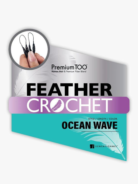 Sensationnel Premium TOO Feather Crochet - Ocean Wave 18"