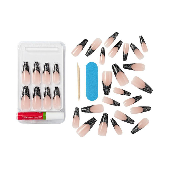 KISS Gel Fantasy Allure Nails - Savage