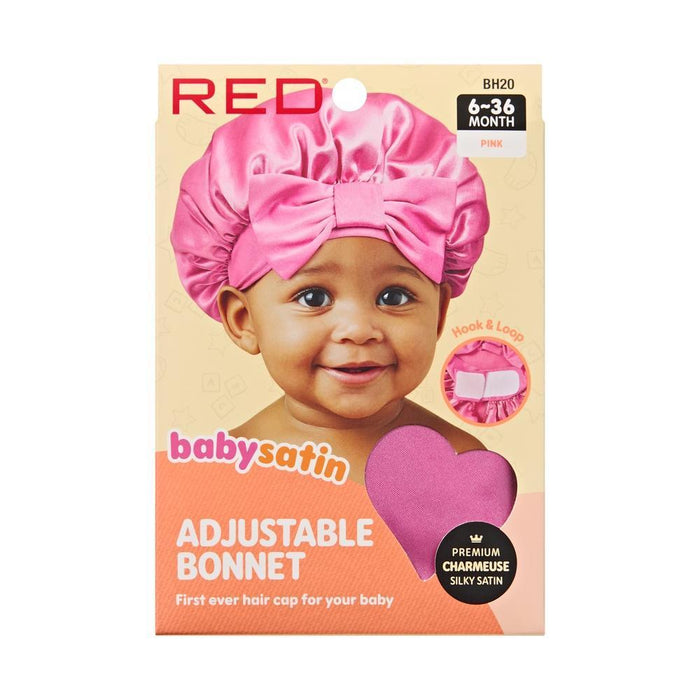 RED by KISS Adjustable Baby Bonnet - Pink