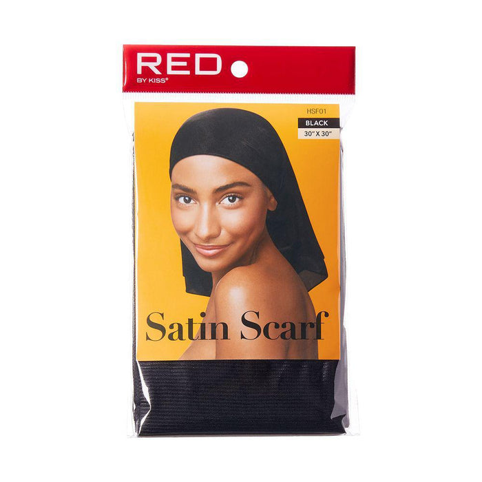 RED by Kiss Satin Scarf - Black