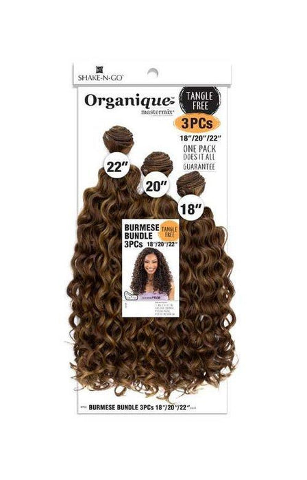 Shake N Go Organique Burmese Bundle 3pcs 18"/20"/22"