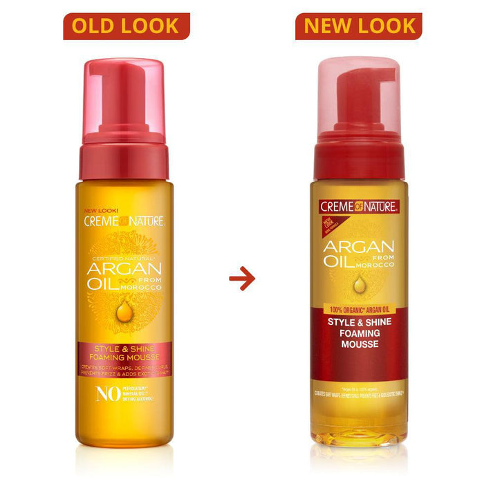 Creme of Nature Argan Oil from Morocco Foaming Hair Mousse 7oz