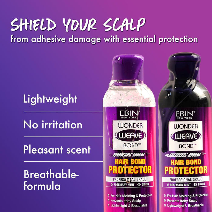 EBIN New York Wonder Weave Bond Hair Bond Protector 3.38oz - Black