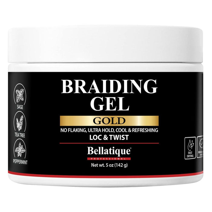 Bellatique Braiding Gel 5oz - Gold