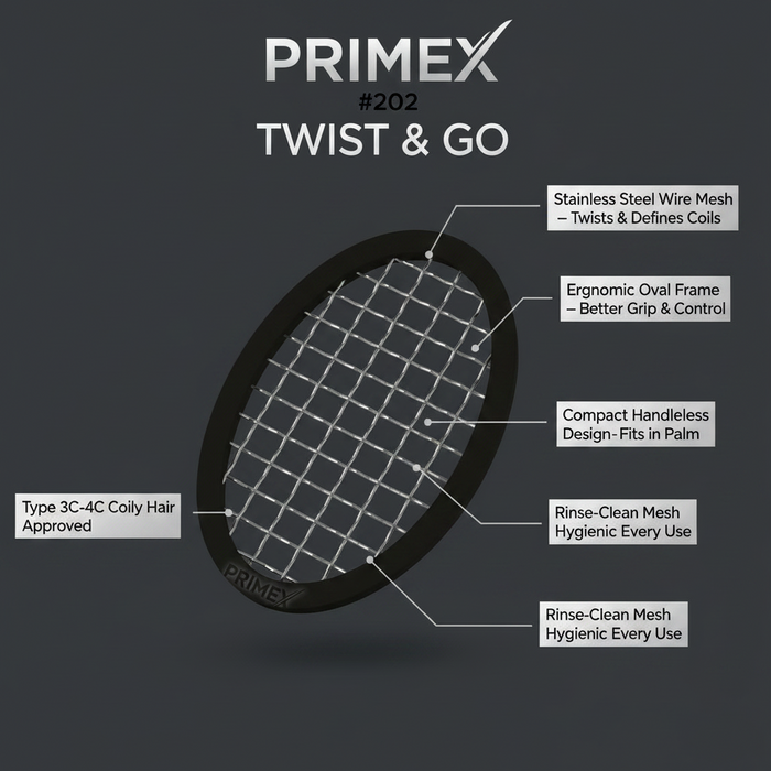 PrimeX Twist and Go Comb - Black