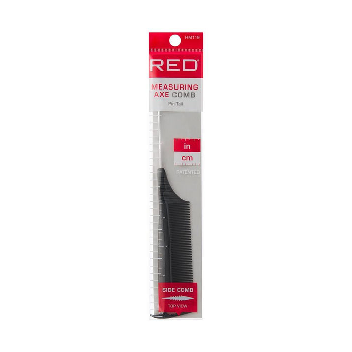 RED by KISS Measuring Axe Parting Pintail Comb