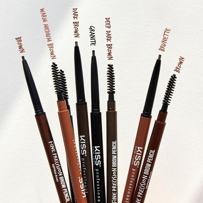 KISS New York Top Brow Fine Precision Pencil - Granite