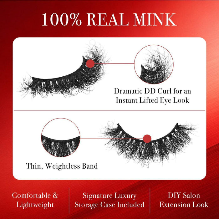 VLuxe by i-ENVY Real Mink DD Curl Lashes