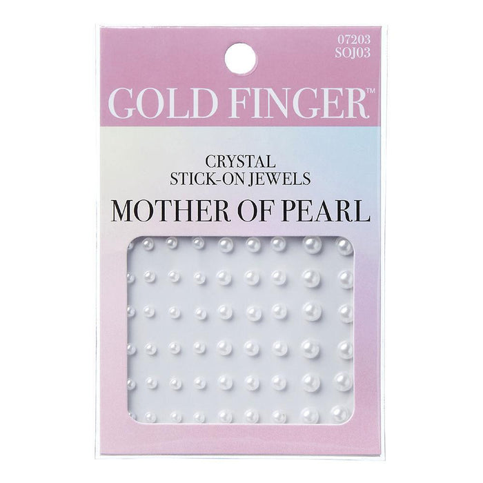 Gold Finger Crystal Stick-On Jewels