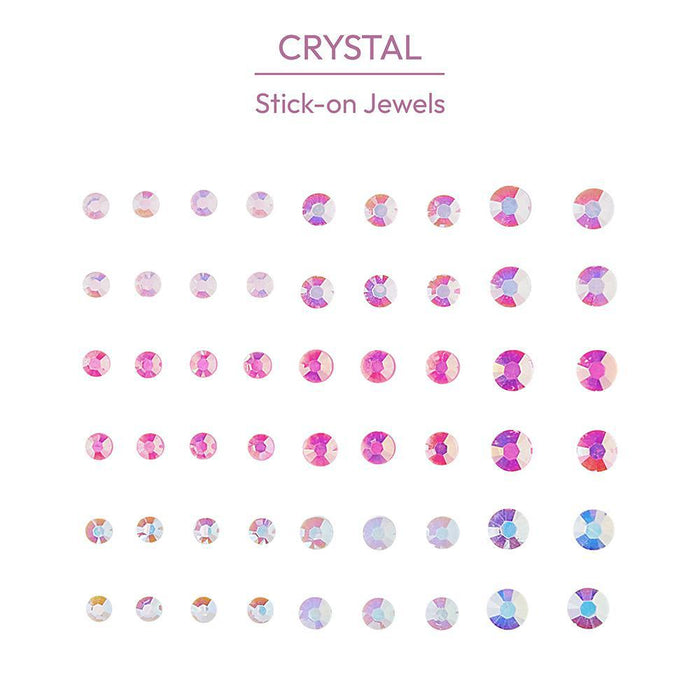 Gold Finger Crystal Stick-On Jewels
