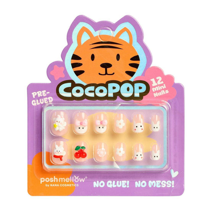 Poshmellow CocoPop Mini Pre-Glued Kid's Nails
