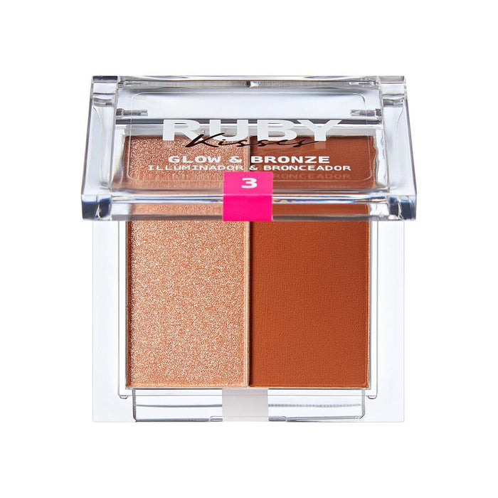 Ruby Kisses Glow and Bronze Highlighter Bronzer Duo
